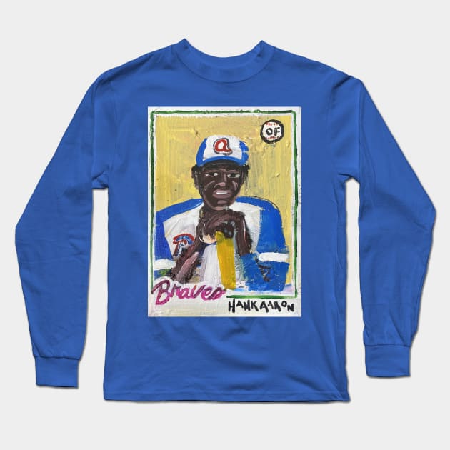 Hank Aaron Long Sleeve T-Shirt by ElSantosWorld